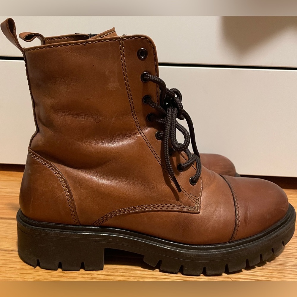 ALDO Gwemma Brown Combat Boots